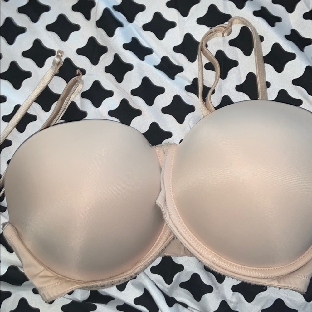 Victoria Secret Nude Multi-way Push Up Bra 32DD